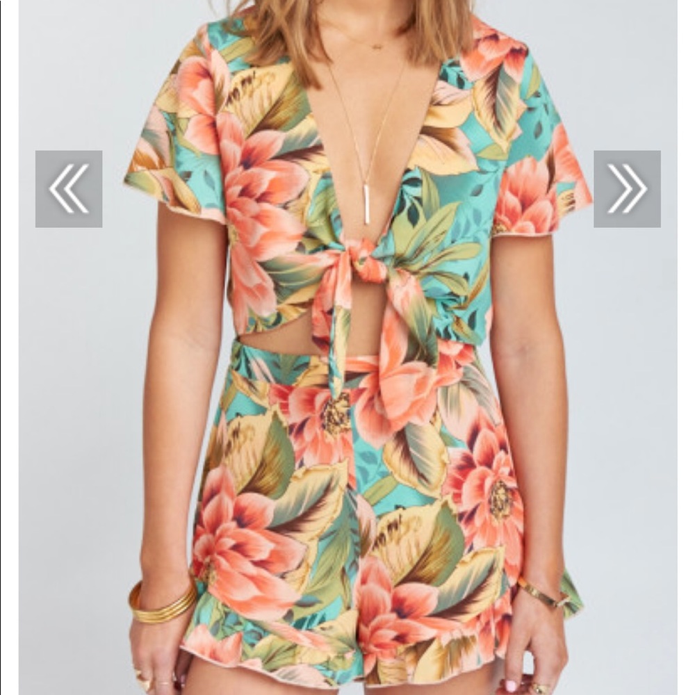 Smym johnny and he band riviera romper NWT